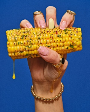 Detall de panotxa de dacsa